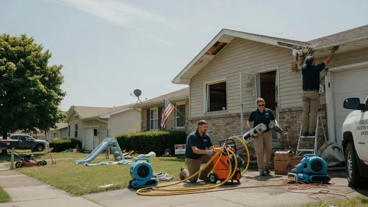 Water Damage Restoration in Easton, IL near me